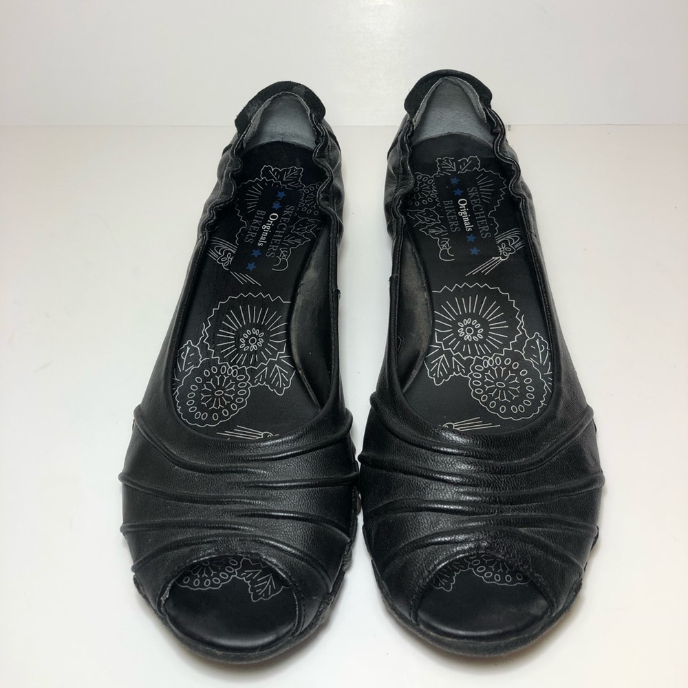 SKECHERS Originals BIKERS Slip on Ballet Flats 7.5